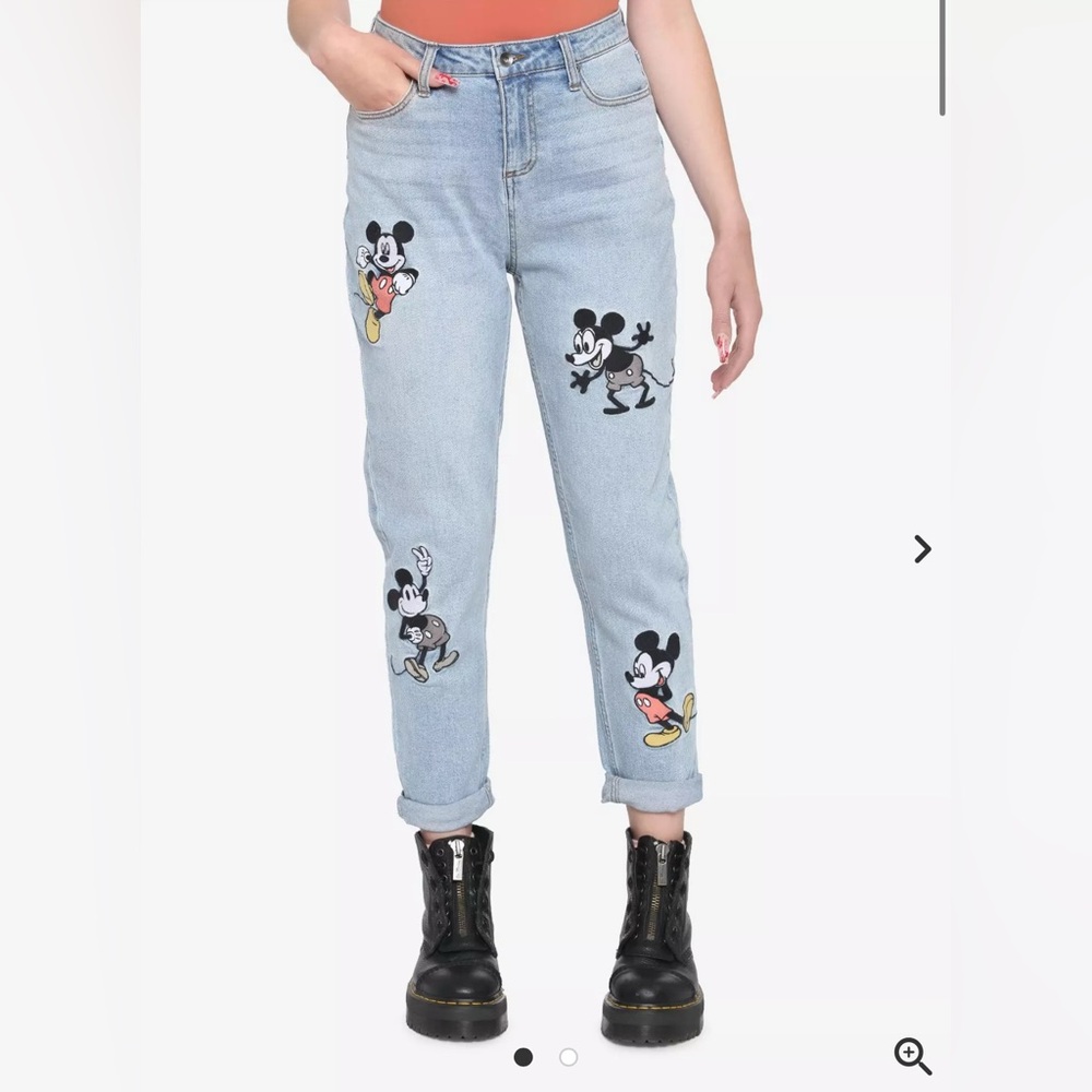 Hot Topic Mom Jean Mickey Mouse
